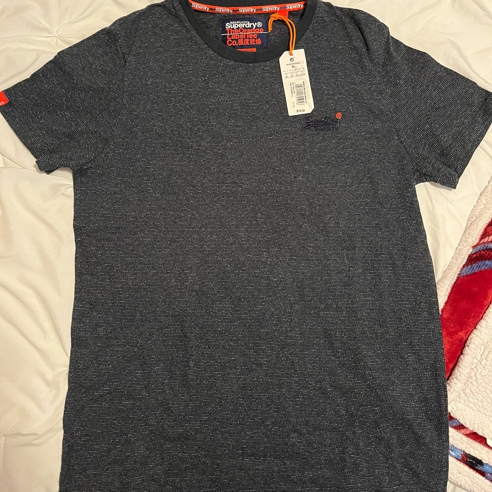 Superdry Men's Charcoal Tee